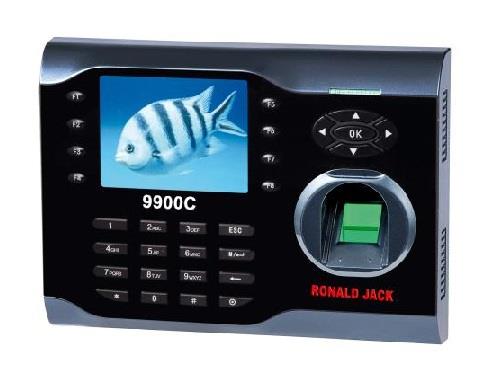 Máy chấm công vân tay và thẻ cảm ứng RONALD JACK 9900C