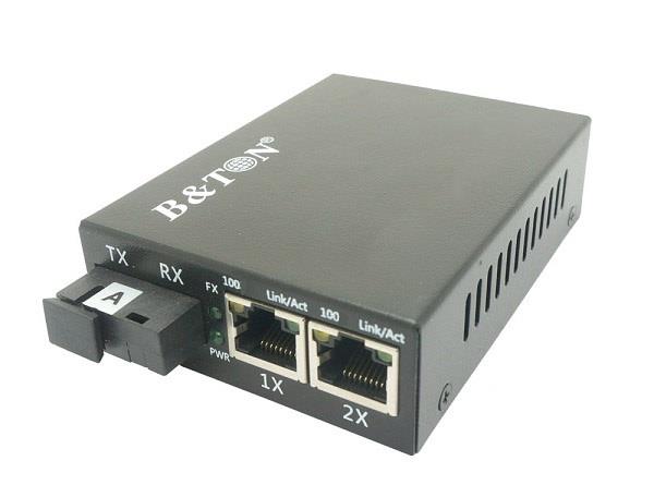 Chuyển đổi Quang-Điện Media Converter Unmanaged Fiber Switch BTON BT-912GS-20