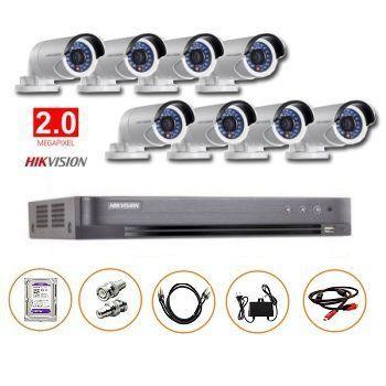 Trọn bộ 08 camera HIKvision 2.0MP 