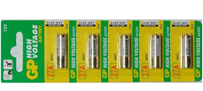 Pin dùng cho công tắc từ và remote 27A