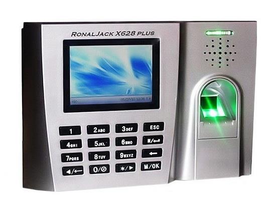 Máy chấm công vân tay và thẻ cảm ứng RONALD JACK X628 Plus