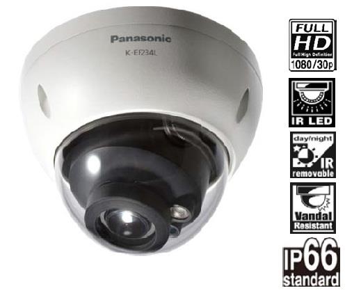 Camera IP Dome hồng ngoại 2.0 Megapixels PANASONIC K-EF234L01