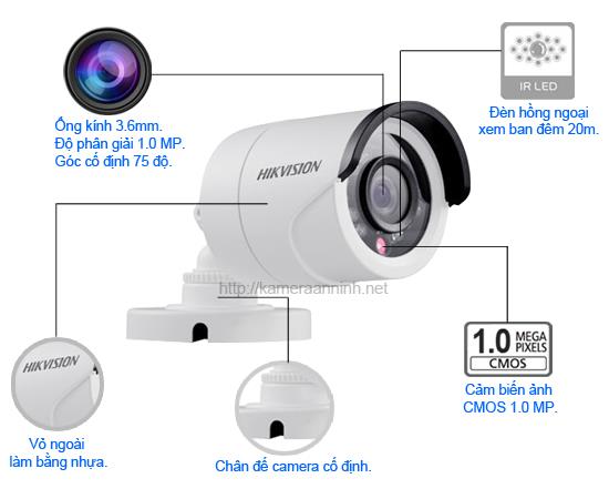 CAMERA HD-TVI HIKVISION 1MP DS-2CE16C0T-IRP10202thumb_1