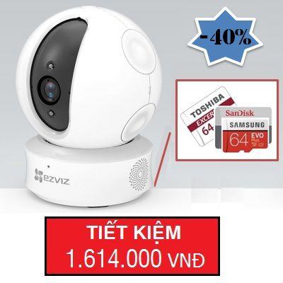 CAMERA EZVIZ 2.0MP WIFI QUAY QUÉT CS-CV246 1080P