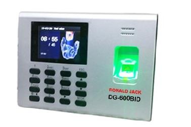 Máy chấm công vân tay và thẻ cảm ứng RONALD JACK DG-600BID