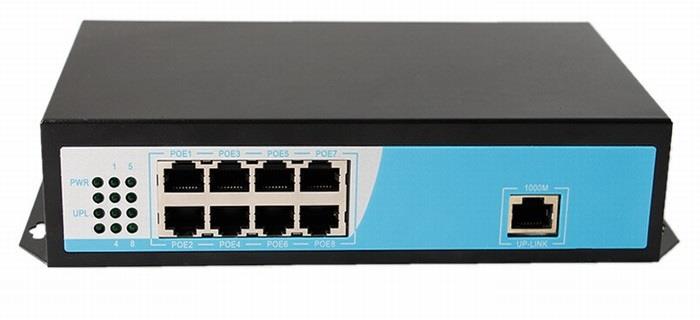 8-Port 10/100/1000Mbps PoE Switch NETONE NO-AFG-81 (130 Watt)
