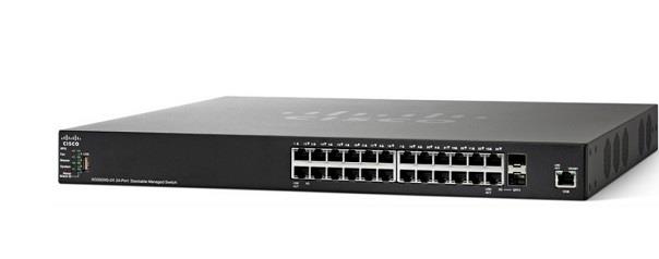 24-port 10/100 Managed Switch CISCO SF350-24-K9-EU