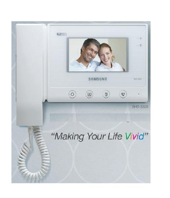 Màn hình màu chuông cửa SAMSUNG SHT-3305WM/EN
