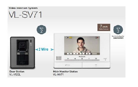 Bộ chuông cửa màn hình màu PANASONIC VL-SV71VN